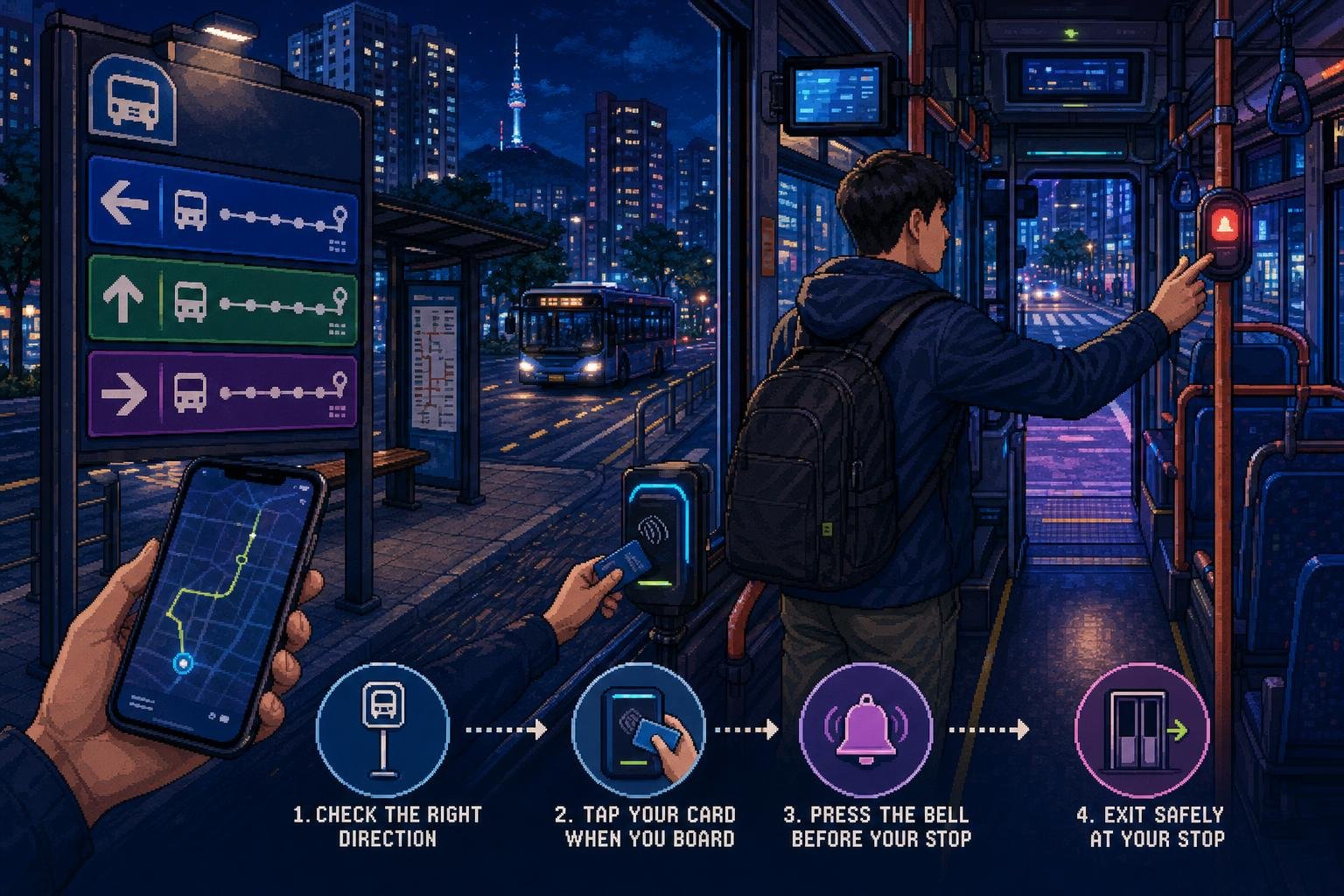 How to Use City Buses in Korea as a Foreigner
