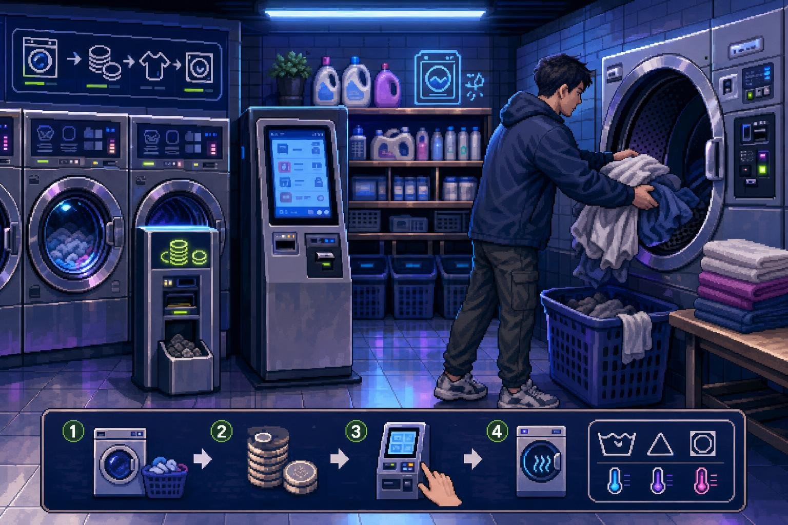 How to Use a Korean Coin Laundry as a Foreigner