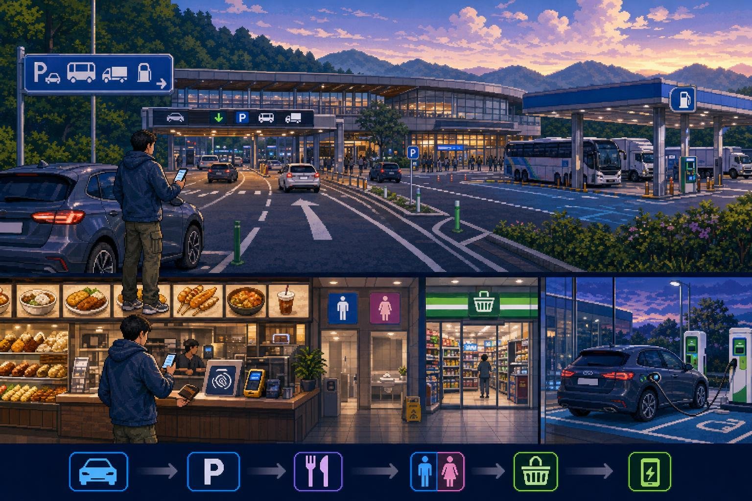 How to Use Korea’s Highway Rest Areas (휴게소) on a Road Trip