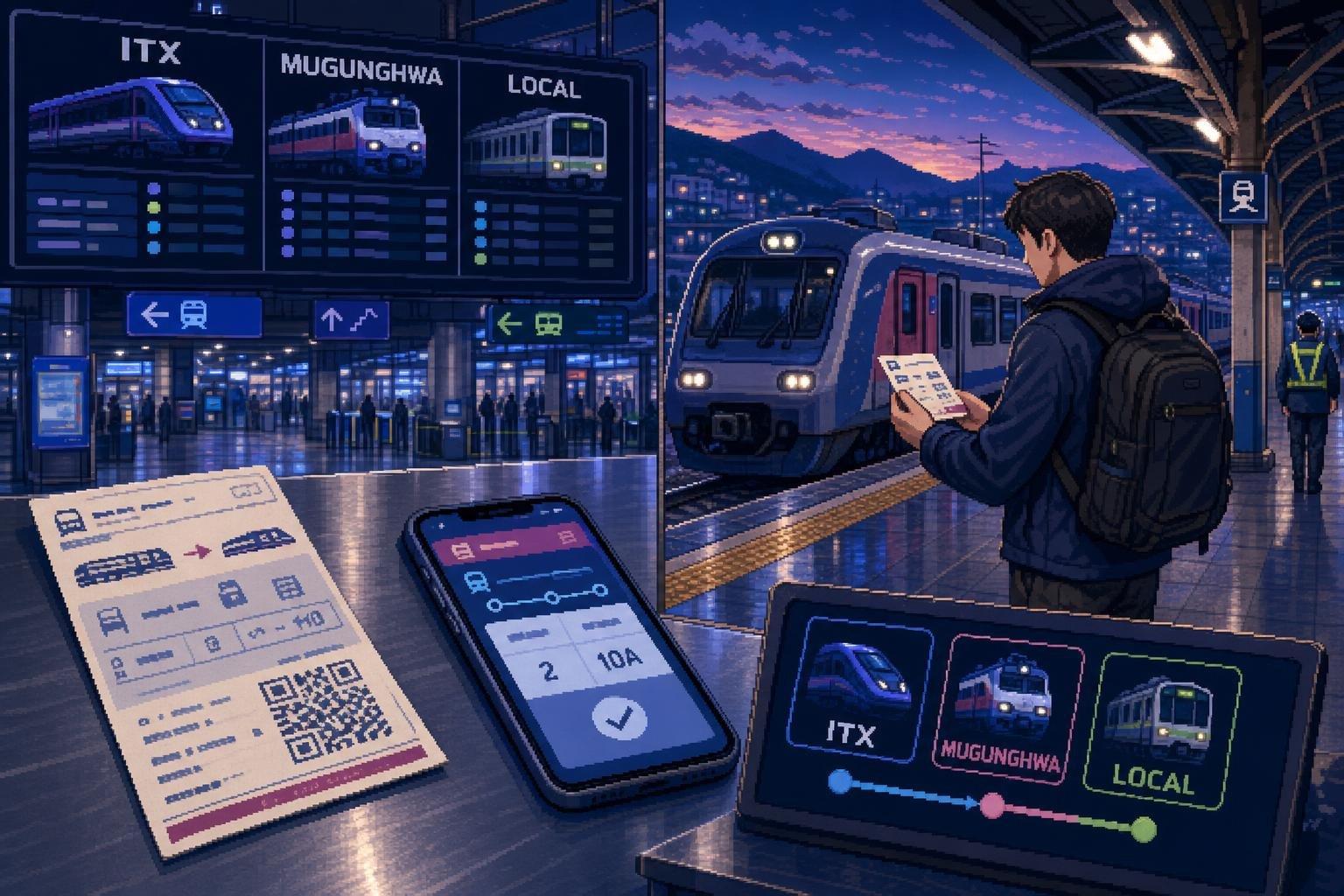 How to Use Korea’s Regional and Intercity Trains as a Foreigner: ITX, Mugunghwa, and Local Services