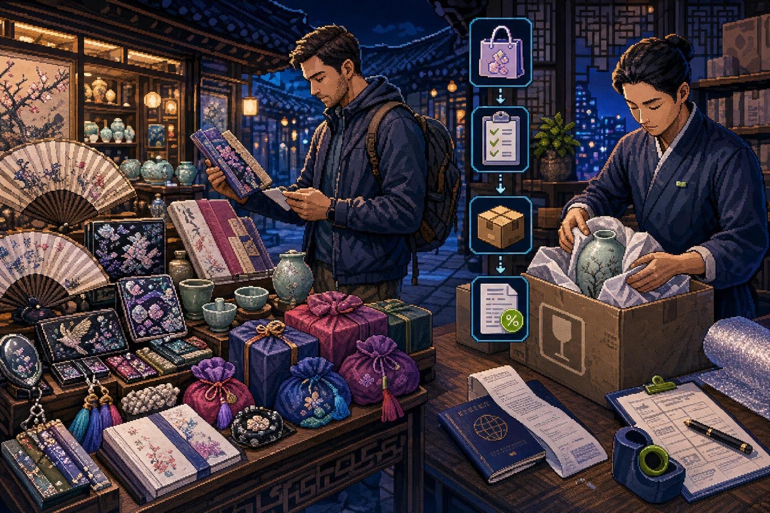 How to Buy Traditional Korean Souvenirs as a Tourist: Where to Shop, What to Look For, and Shipping & Tax Tips